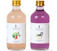 Nanas Craft Probiotic Drinks 200 Ml A Healthy Gut An Active Digestion What A Melon, Floral Blue Tea Drink - 200 ml, Pack of 2