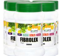SCORTIS HEALTH CARE Fibrolex Churna Amla, Ajwoin, Nimbu Satva Powder - 500 g, Pack of 5