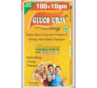 GLUCOURJA GLUCOSE WITH VITAMIN C | REFRESHING YOUR MIND AND BODY | PACK OF 12 SACHETS Energy Drink - 12x110 g, Orange Flavour Flavored