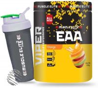 MUSCLE ELITE FITNESS EAA Supplement 30 Serving Muscle Growth | Recovery | Hydration Blend, Orange Energy Drink - 255 g, Orange Flavored