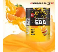 MUSCLE ELITE FITNESS Orange EAA Supplement 30 Serving Muscle Growth Recovery Hydration, Energy 255g Hydration Drink - 255 g, Orange Flavored