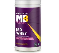 MUSCLEBLAZE Women Iso Whey Low Carb, 100% Whey Protein Isolate Whey Protein - 400 g, Chocolate