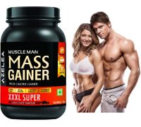VITASTA Muscle man XXXL Super mass gainer, weight gainer, muscle gainer, whey protein Weight Gainers/Mass Gainers - 1 kg, Chocolate