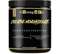 Young N Fit Nutrition Creatine Monohydrate Creatine  - S94 Advanced Creatine - 300 g, Orange