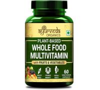 Ayurveda Organics Plant Based Whole Food Multivitamin for Men & Women - 60 Capsules