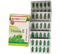 BEST CHOICE NUTRITION Vitamin E 400 Oil Capsule FOR Face Hair Pimple Glowing Skin Nail Care - 10 x 5 mg