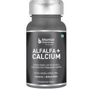 Bhumija Lifesciences Alfalfa Calcium Citrate Malate with Vitamin D3, Zn, mg, B12 - 60 Tablets
