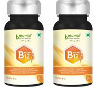 Bhumija Lifesciences Vitamin B12 1500 mcg with Folic Acid and Methylcobalamin Supplements 120 Chewable - 120 x 1 Tablets