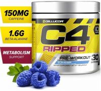 Cellucor 30 RIPPED ICY BLUE RAZZ PRE WORKOUT SUPPLEMENT FOR MEN - 180 g