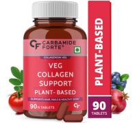 CF 100% Veg Collagen Builder - Plant Based Collagen Support Supplement for Skin - 90 Tablets