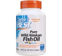 Doctor's Best Pure Wild Alaskan Fish Oil, 180 Count - 180 No