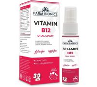 FARM BIONICS Vitamin B12 Oral Spray 30 ML, Guava |Immunity Booster Spray for Men & Women - 30 ml
