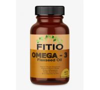 FITIO Nutrition Flaxseed Extract Capsules Omega 369 Premium - 60 No