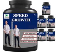 Health Ayurveda Speed Growth Vanilla flavor pack of 5 - 6 x 0.1 kg