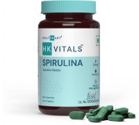 HEALTHKART HK Vitals Spirulina 1000 mg, For Immunity & Weight Management, 60 No - 60 Tablets