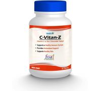 HealthVit C-Vitan-Z Vitamin C 500mg and Zinc 60 Tablets - 60 Tablets