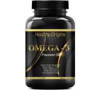Healthy Origins Nutrition Flax Seed Oil Capsules | Flax Seed Capsule Premium - 60 No
