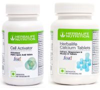 Herbalife Nutrition Calcium & Vitamin D Tab + Cell Activator - 2 x 60 Tablets