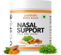 justvedic Nasal Support Drink Mix - Helps with Immunity, Sore Throat & Sinus Congestion - 200 g