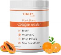 mars by GHC Plant Based Collagen Powder for Skin, Skin glow, Chondroitin, Stevia Extract - 250 g