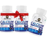 Muscle Nutrition Buy 2 Get 1 Free Calcium Magnesium For Bone Health  - 60 Tablets - 60 Tablets