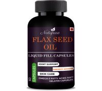 Natupure Cold Pressed FlaxSeed Oil Capsules 1000mg With Omega 3,6,9 - 1000 mg