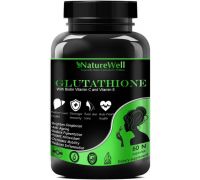 Naturewell Glutathione Skin Lightening with Vitamin E & C  - Green - 60 No