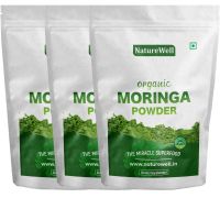 Naturewell Organics Pack of 3 Moringa Leaf Powder Natural, Bio-Protein Superfood  - 100 Gram Each - 3 x 100 g
