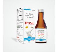 niyamba Niyacal Syrup | Advance calcium syrup for stronger bones for Men & Women - 200 ml