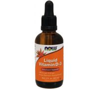 Now Foods Liquid Vitamin D-3, 2 fl oz  - 60 ml - 60 ml