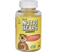 NutriBears Vitamin D Gummies for Kids - Prevents Deficiency in Children - 30 No