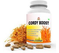 OMKAR INDIA CORDY BOOST Lower Cholesterol, Anti aging | Boost Immunity and Energy - 60 Capsules