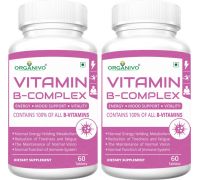Organivo Vitamin B-Complex with Vitamin C & D3, 60 Tablets - 2 x 60 Tablets