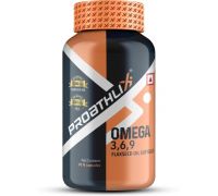 Proathlix Omega 3,6,9 Flaxseed Oil 90 Softgels with 1000mg Flaxseed Oil - 90 Capsules