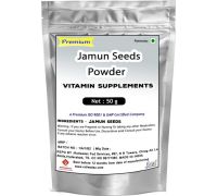 Rotiwalaz Jamun Seed  - Ayurvedic Powder 50 g in pouch - 50 g
