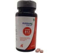 RUDRAA FOREVER VITAMIN B12 CHEWABLE 60 Tablets for keeping your brain and nerves healthy - 60 Tablets