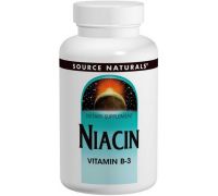Source Naturals Niacin, 100 mg, 250 Tablets - 100 mg
