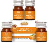 The Old Natural Nuvit D3 Vitamin D3 60000 iu I 60K iu Sugar Free Nano Shots - 20 ml