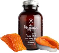 The Vitamin Company Omega-3 Fish Oil | Promotes Heart and Brain Health - 60 Capsules