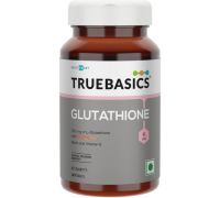 TrueBasics Glutathione with Biotin, Vitamin C and E, For Clear Skin  - 30 Tablets - 30 No