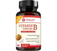 Vitawin VITAMIN B COMPLEX Capsules For Immunity & Overall Wellness, Herbal Supplement - 60 Capsules