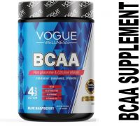 Vogue Wellness BCAA Supplement for Energy, Muscle Recovery & Endurance BLUE RASBERRY - 400 g