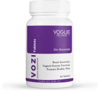 Vogue Wellness VOZI Zinc Gluconate for Immunity Booster, Promotes Healthy skin - 60 No