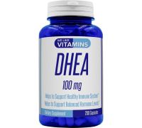 We Like Vitamins DHEA 100 mg 200 Capsules  - 200 Day Supply - 200 No