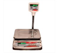 GRAMTECHNOLOGY GT Scale Capacity 50kg Steel Pole Weight Machine for Shop Table Top Digital Weighing Scale - Silver pole